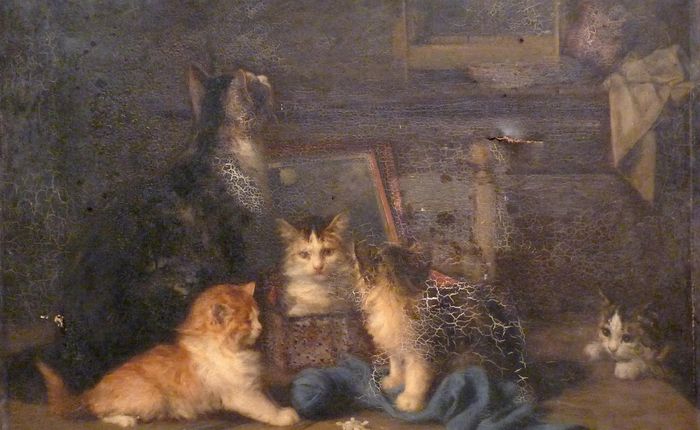 Famille de chats (1886)