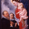 Ex–voto : Vierge à l’Enfant et portraits des donateurs. Alexandre Goubau et son épouse Anne Antoni (entre 1608 et 1621)