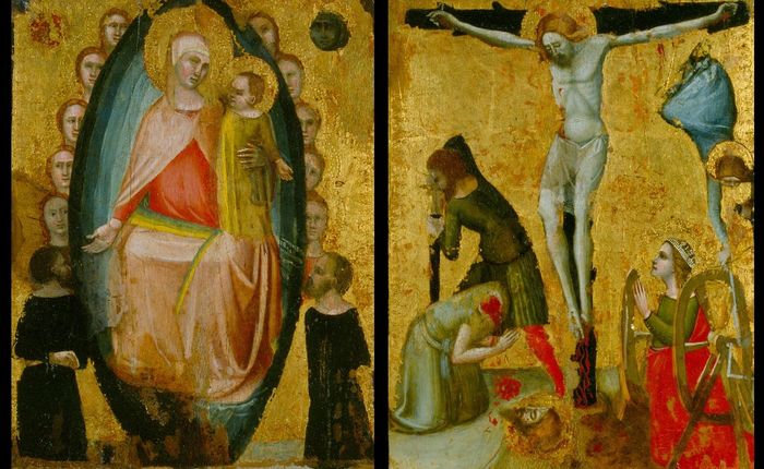 La Vierge à l'Enfant en gloire et deux condamnés à mort