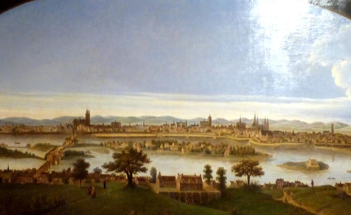 Vue de la ville de Tours en 1620 (1845)