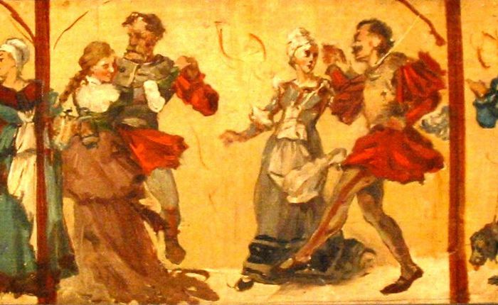 Danseurs médiévaux