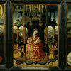 Vierge à l'Enfant entre deux anges. Saint Jean et Sainte Madeleine