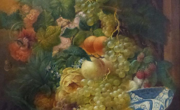 Nature morte de fruits et de fleurs (1871)